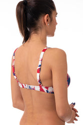 MIX REGGISENO FERRETTO DONNA  ROSSO/BLU/AVORIO SOFIAFAN CILE BE BEACH